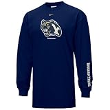Nike Brigham Young Cougars Navy Blue Classic Logo Long Sleeve T-shirt