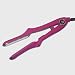 TurboIon Croc Titanium WET TO DRY 1.5-inch Flat Iron - Hot Pink Fuchsia