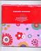 STANDARD Sized Fabric Book Cover Pink Flower Print (Fits Most Elementary and Smaller Middle School Textbooks up to 8 x10 inches)