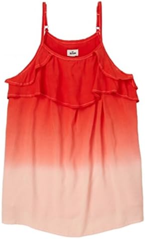 Ruum Big Girls' Dip Dye Tank Tangerine XS 5-6