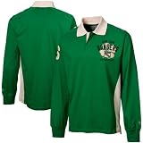 NHL Old Time Hockey New York Rangers 2012 St. Patrick's Day Colin Rugby Long Sleeve Premium Polo - Kelly Green (Medium)