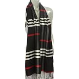 Unisex Super Soft Luxury Silk Blend Fringe Scarf - (Choose from 10+ fashion designs)