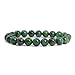 Natural African Jade Gemstone 8mm Round Beads Stretch Bracelet 7