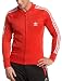 adidas Originals Young Men's Superstar Track Jacket, Collegiate Red , Medium