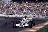 Signed Barrichello, Rubens 8x12 Photo (Can be cut down to make an 8x10) Photo