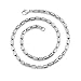 Mens Stainless Steel Neckace with high polish Rolo links