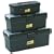 Rolson Tools 68940 3 piece Plastic Tool Box Set (12"-16"-18")