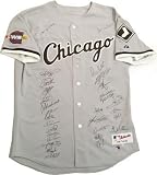 2005 Chicago White Sox Team Signed Majestic Grey Road Jersey with Don't Stop Believing Inscription