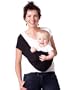 HugaMonkey Black Baby Sling (Medium)