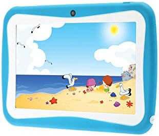 7 inch Android 4.4 KitKat Kids Tablet w/ WiFi / Dual Camera [Color: BLUE] - Pumpkin X
