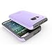 HTC One M9 Case, GENIX CASE [Armure Series] Purple Dual Layer [Shock Absorbent] TPU + [Scratch Resistant] PC Premium Protective Case for HTC One M9 Case - Lavender/ Gray