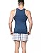 Men Undershirt Sleeveless Tank Top Workout Sports Slimming A-Shirt (Pack of 6)