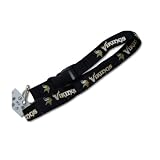 MinnesotaVikingsBlackLanyardKeychainIdHolderTicket