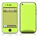 Solid State Lime Design Protector Skin Decal Sticker for Apple 3G iPhone / iPhone 3GS 3G S