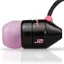 JBuds J2 Premium Hi-FI Noise Isolating Earbuds (Black/Hot Pink)