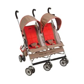 Jeep Wrangler Twin Sport All-Weather Umbrella Stroller