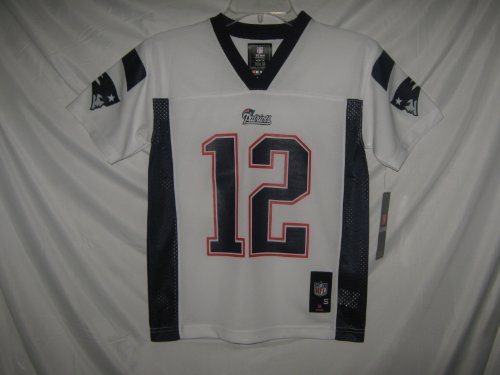 Tom Brady New England Patriots White NFL Youth 2014-15 Season Mid-tier Jersey