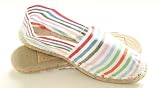 Produkt-Bild: Espadrilles - Handmade - Bunt gestreift