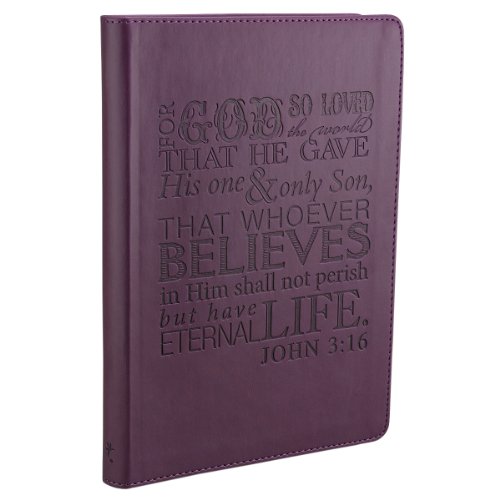 john 316 purple flexcover journal