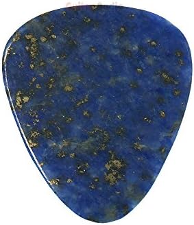 True Rock Tones Genuine Gemstone Blue Lapis Stone Guitar Pick - Single