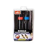 Pega - Micro karaoke boogle pour Nintendo Wii - Lot de 2 microphones, Compatible Sony PS3 et Nintendo Wii - Noir