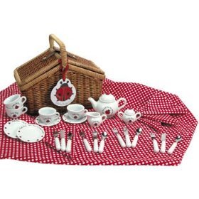Ladybug Teaset Basket