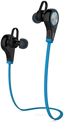 iEazy Bluetooth Headphone, V4.0 Bluetooth Mini Lightweight Wireless Stereo Sports Headphone Noise Cancelling Ergonomic Design Headsets, Blue