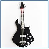 1x Mini Black Guitar LED Light Refillable Cigar Cigarette Lighter 7 inch