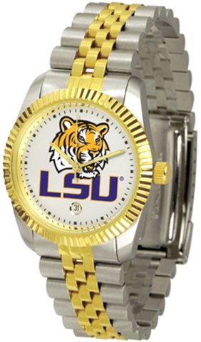 Louisiana State LSU Tigers NCAA Mens Steel Executive Watch