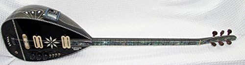 Professional Long Neck Walnut Electric Electro Baglama Saz for Sale By Ali Demir