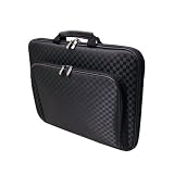 CaseCrown Double Memory Foam Case with Pocket (Checkered) for HP Pavilion DV7-3160US 17.3-Inch Laptop