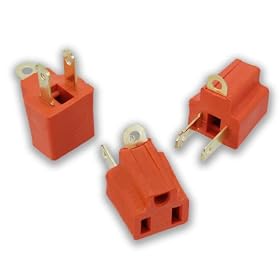 3-Prong-to-2 Grounding Adapters - 3-Piece Set - Lifetime Warranty