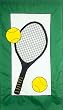 28" X 48" TENNIS APPLIQUE FLAG