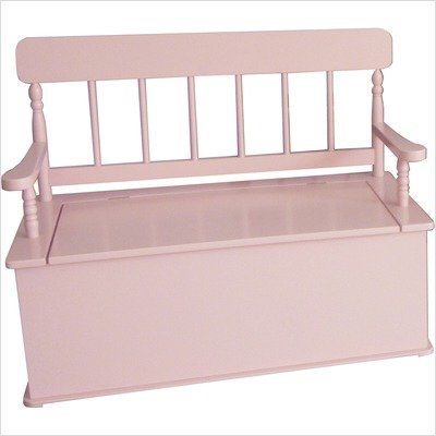 Levels of Discovery Simply Classic Pink Bench Seat w/ Storage 41OFP29M4AL Levels of Discovery Simply Classic Pink Bench Seat w/ Storage