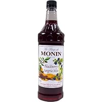 Monin Sangria Blackberry Flavor Syrup 1 Liter