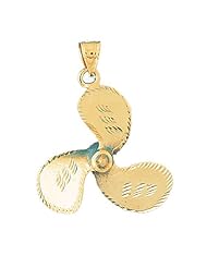 CleverEves 14K Gold Pendant Propeller 6.1 - Gram(s)
