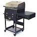 German Grill with Cart and Side Table