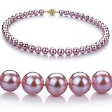 PearlsOnly Lavender 8-9mm AAA Freshwater Pearl Necklace