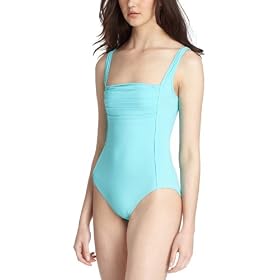 Calvin Klein Women's Pleat Front Swimsuit