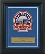 Shea Stadium Final Season Embroidered Commemorative Patch Mat And Frame