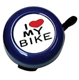 Pyramid I Love My Bike Bicycle Bell, Blue