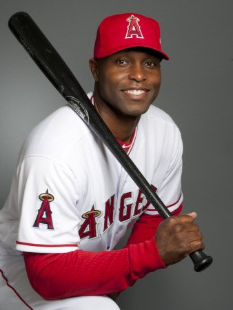 Los Angeles Angels of Anaheim Photo Day, TEMPE, AZ - FEBRUARY 21: Torii Hunter Photographic Poster Print by Rob Tringali, 12x16