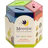 Moonjar Classic Moneybox: Save, Spend, Share