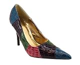 PATENT COLORBLOCK CROCODILE PUMP