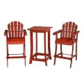 Mallorca Bar Height Patio Collection - Red