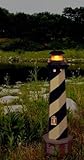 Cape Hatteras Solar Lighthouse Handmade Outdoor Nautical Garden Decor Xmas Gift