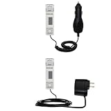 Essential Kit for the Samsung Yepp YP-U2 - includes Car and Wall Charger with Rapid Charge Technology - Gomadic Brand w/ TipExchange Technology
