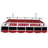NHL New Jersey Devils Stained Glass 40 inch Lighting Fixture
