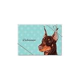 Doberman Boxed 8 Notecards with Envelopes 3.5''x5''