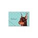 Doberman Boxed 8 Notecards with Envelopes 3.5''x5''